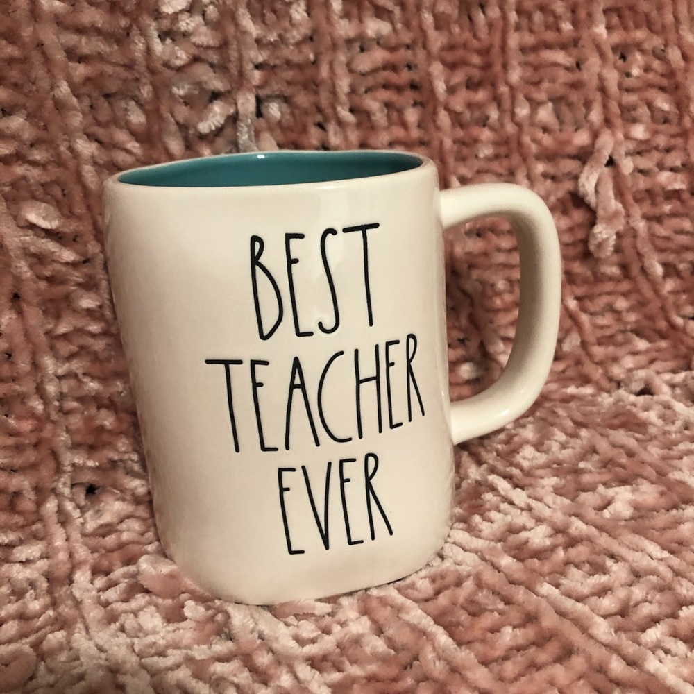 Rae Dunn BEST TEACHER EVER mug